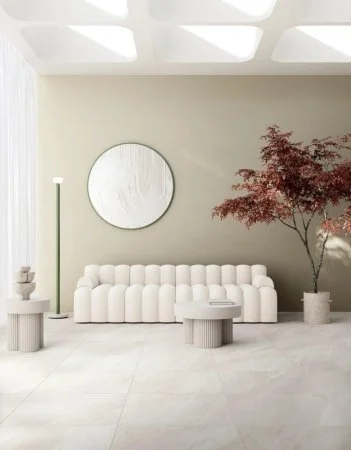 Керамогранит Coliseum Контеа Уайт 60х60 (Натуральный и Реттифицированный) в Перми