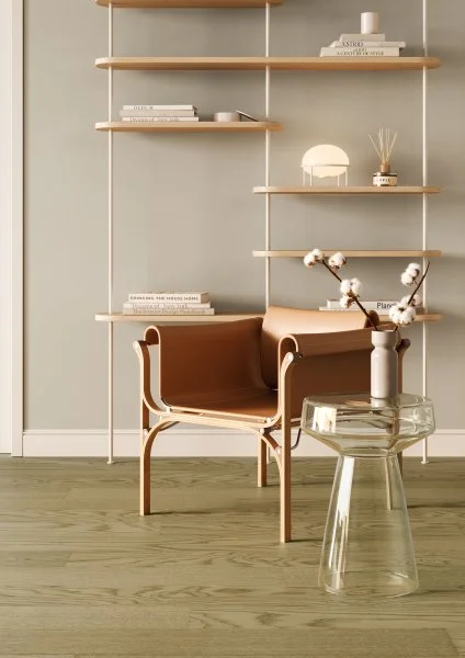 Паркетная доска Quartz Parquet Классик 5 мм Дуб Флэт Уайт 1258-55 в Перми