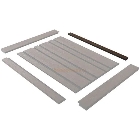 Финишный молдинг LF124B BR396K левый декорированный (31х12х2700мм) в Перми