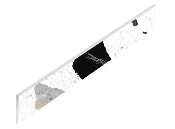 Керамогранит Coliseum Палладио Уайт Плинтус (Натуральный, 7,2х60) в Перми