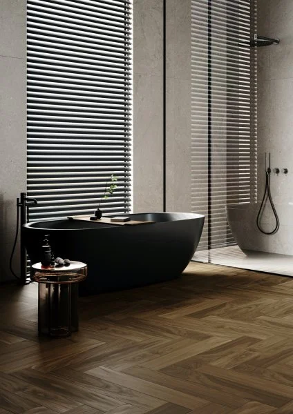 Паркетная доска Quartz Parquet Английская Ёлка Орех Американский 33-400-29 в Перми