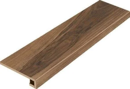 Керамогранит Italon Мезон Волнат ступень угловая правая 330*1200 в Перми