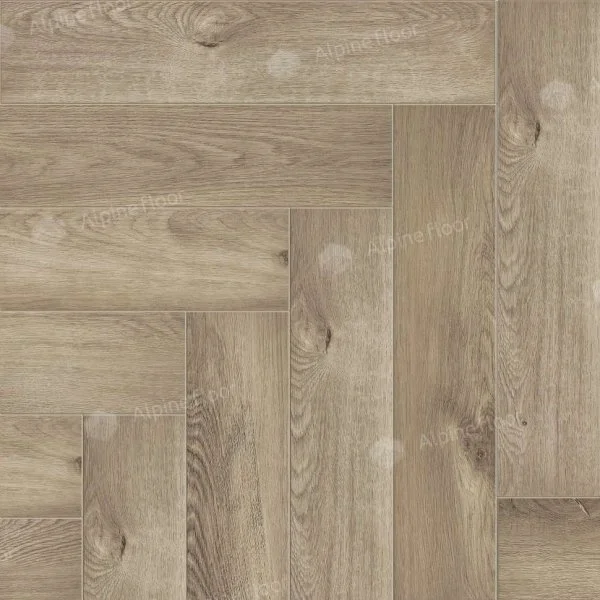 Кварц-виниловая плитка Alpine Floor Parquet Дуб Натуральный Отбеленный ЕСО 16-5 2.5 мм. 43 класс в Перми