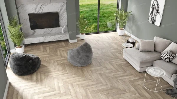 Кварц-виниловая плитка Alpine Floor Parquet Дуб Натуральный Отбеленный ЕСО 16-5 2.5 мм. 43 класс в Перми