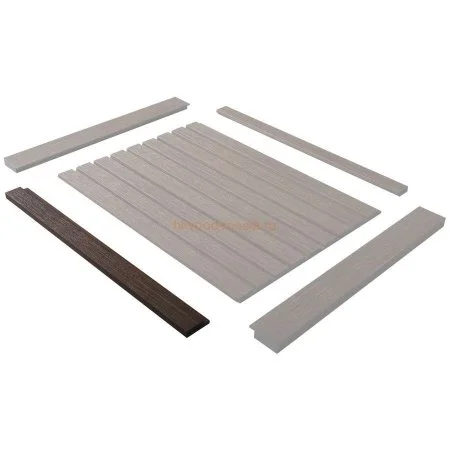 Финишный молдинг LF124A BR396 правый декорированный (42х12х2700мм) в Перми