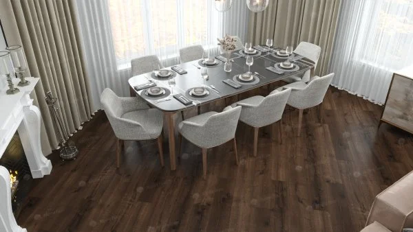 Каменно-полимерная плитка Alpine Floor Real Wood Дуб Мокка ECO 2-2, 6 мм 43 класс в Перми