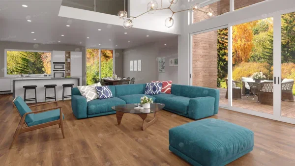 Кварц-виниловая плитка Alpine Floor Premium XL Дуб Насыщенный ЕСО 7-7, 8 мм. 43 класс в Перми