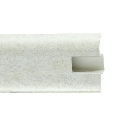 Пластиковый плинтус Royce №860 Белый Кварц (58х22х2200мм) в Перми