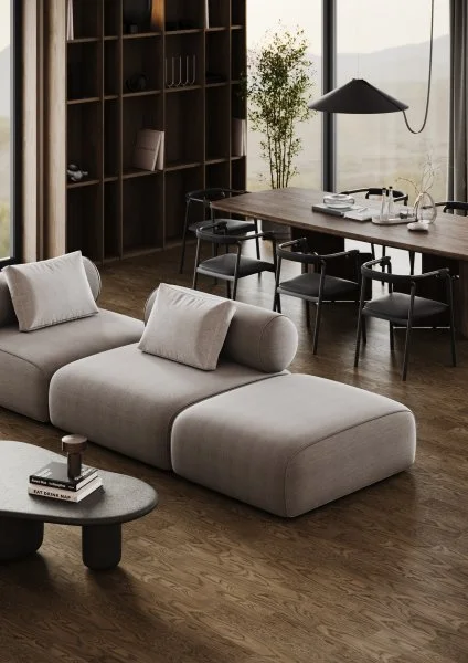 Паркетная доска Quartz Parquet Штучный паркет Дуб Брауни 44-413 в Перми