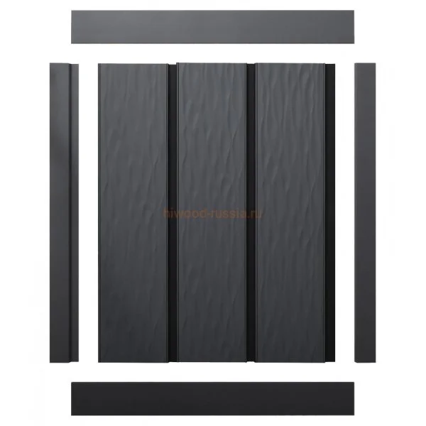 Финишный молдинг LF124A GR15K правый декорированный (42х12х2700мм) в Перми