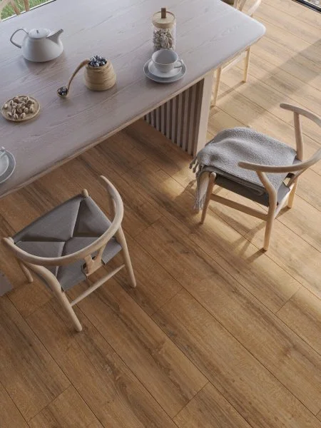 Ламинат Egger PRO 8/33 4V Large Aqua+ Дуб Шерман коньяк коричневый EPL184 в Перми