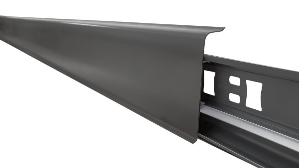 Плинтус пластиковый Arbiton INDO70 220 Чёрный матовый 2.5 м в #REGION_NAME_DECLINE_PP#